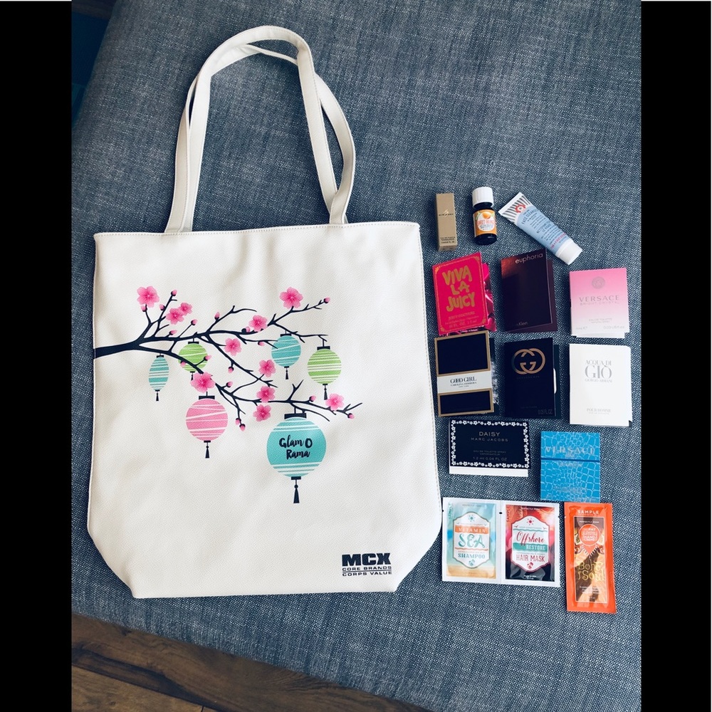 Glam-o-Rama Tote, Designer Fragrances, & Goodies